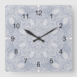 Boho Barkley Quadratische Wanduhr