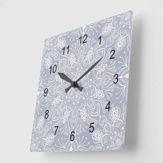 Boho Barkley Quadratische Wanduhr (Winkel)