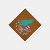 BOHO BARREL RACER BARREL RACING RODEO PAPIER SERVIETTE (Ecke)