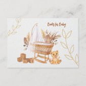 Boho Bassinet Kinderzimmer Books for Baby Shooting Begleitkarte (Vorderseite)
