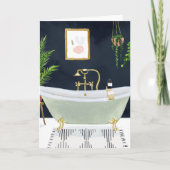 Boho Bath I Karte (Vorderseite)