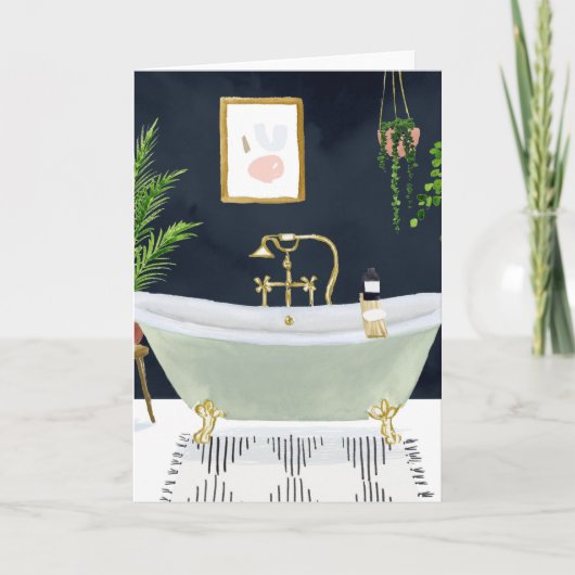 Boho Bath I Karte (Vorderseite)