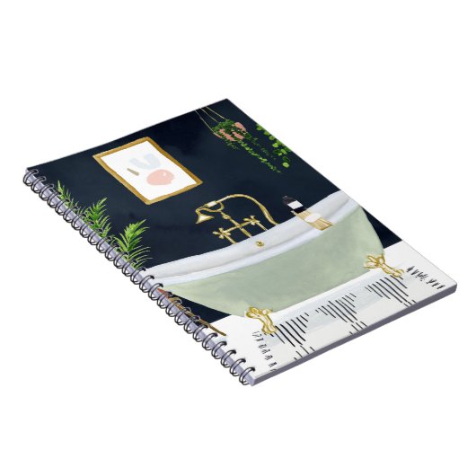 Boho Bath I Notizblock (Rechte Seite)