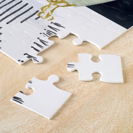 Boho Bath I Puzzle (Seite)