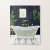 Boho Bath I Puzzle (Vertikal)