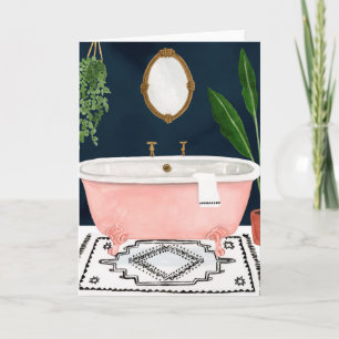 Boho Bath II Karte