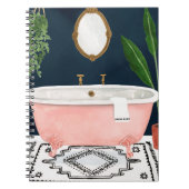 Boho Bath II Notizblock (Vorderseite)