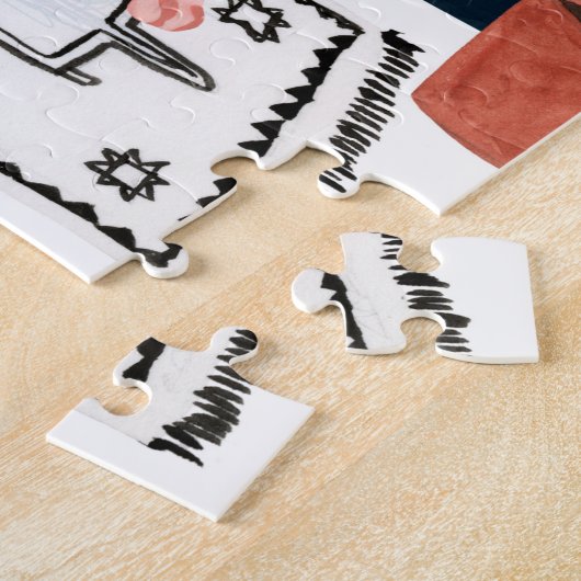 Boho Bath II Puzzle (Seite)