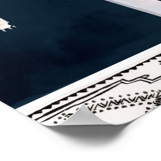 Boho Bath Sinks I Poster (Ecke)