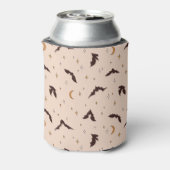 Boho Bats and Stars Halloween Pattern Dosenkühler (Kanne Rückseite)