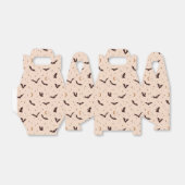 Boho Bats and Stars Halloween Pattern Geschenkschachtel (Ungefaltet)