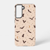 Boho Bats and Stars Halloween Pattern Samsung Galaxy Hülle (Rückseite)