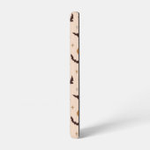 Boho Bats and Stars Halloween Pattern Samsung Galaxy Hülle (Linke Seite)