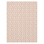 Boho Bats and Stars Halloween Pattern Tischdecke (Vorderseite)