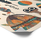Boho Bazaar: Ein Marktplatz der Wunder Wandkunst Poster (Ecke)