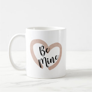 Boho Be Mine Pink Heart Kaffeetasse