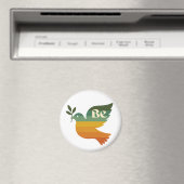 Boho Be Peace Retro-Feiertagsmagnet Magnet (In Situ (Geschirrspüler))