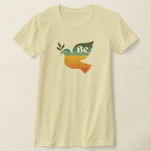 Boho Be Peace Retro Holiday Damen T-Shirt (Ablage )