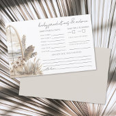 Boho Beach Baby Duschberatung Vorhersagekarte