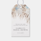 Boho Beach Brautparty Geschenkanhänger (Vorderseite)