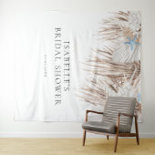 Boho Beach Brautparty Hintergrund Wandteppich (Beispiel (Horizontal))