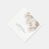 Boho Beach Brautparty Serviette (Ecke)