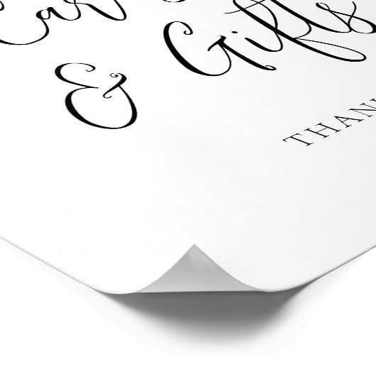 Boho Beach Cards und Geschenke Poster (Ecke)