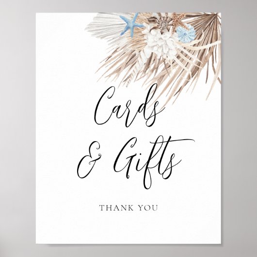 Boho Beach Cards und Geschenke Poster (Vorne)