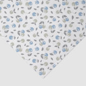 Boho Beach Cherries - sage blue fruit pattern. Seidenpapier (Detail)