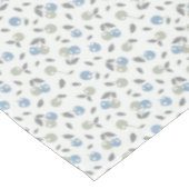 Boho Beach Cherries - sage blue fruit pattern. Tischdecke (Schrägansicht)