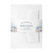 Boho Beach Destination Hampton Wedding Einladungsbanderole (Vorderseite Beispiel)