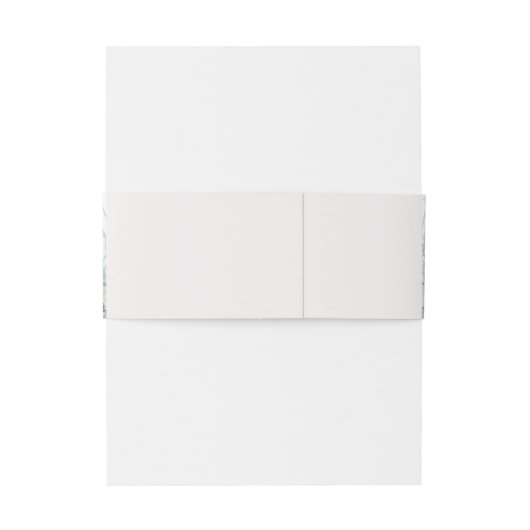 Boho Beach Destination Hampton Wedding Einladungsbanderole (Rückseitenbeispiel)