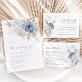Boho Beach Elegante Wedding Details Eintrittskarte Begleitkarte