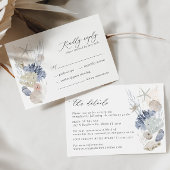 Boho Beach Elegante Wedding Details Eintrittskarte Begleitkarte