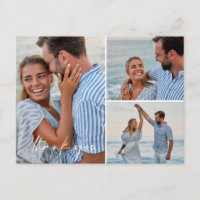 Boho Beach Foto Wedding Vielen Dank Postcard