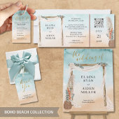 Boho Beach Future Mr und Mrs Rücksendeadresse Etik