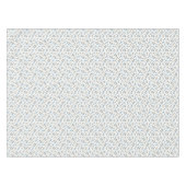 Boho Beach Kirschen - beige blaues Fruchtmuster. Tischdecke (Vorderseite (Horizontal))