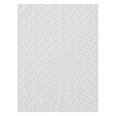 Boho Beach Kirschen - beige blaues Fruchtmuster. Tischdecke (Vorderseite)