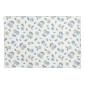 Boho Beach Kirschen - Salbei-blaues Fruchtmuster. Kissenbezug (Vorderseite)