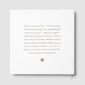 Boho Beach Muschel Babydusche Gästebuch (Rückseite)