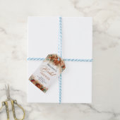 Boho Beach Terracotta Blumenpampas Brautparty Geschenkanhänger (Mit Garn)