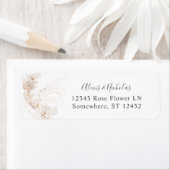 Boho Beach Tropical Beige Rücksendeadresse 2 (Insitu)