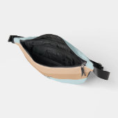 Boho Beach Vibes Mit Monogramm gestrichen Bauchtasche (Offen)