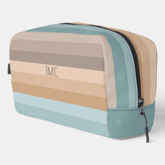 Boho Beach Vibes Mit Monogramm gestrichen Waschbeutel (Rechte Ecke)