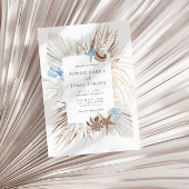 Boho Beach Wedding Einladung