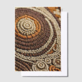 Boho Beads Pergament Einladungen (Versetzt)