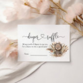 Boho Bear Baby Duschdusche Windelwanne Begleitkarte