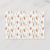 Boho Bear Babydusche Bücher für Baby Begleitkarte (Rückseite)