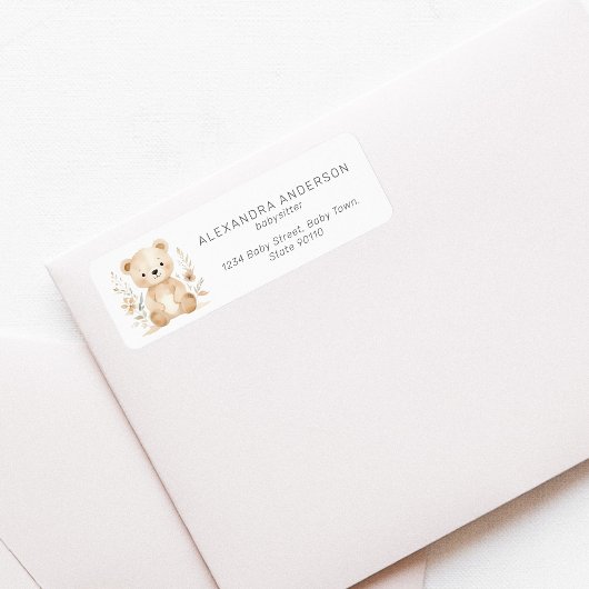 Boho Bear Babysitter-Rücksendeadresse