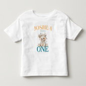 Boho Bearly Eins Erster Geburtstag Kleinkind T-shirt (Vorderseite)